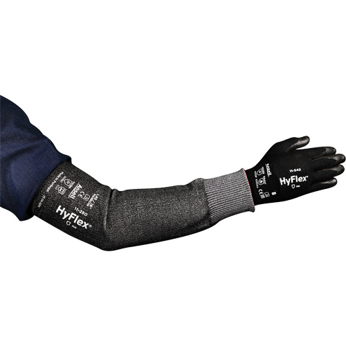 Manchon &eacute;troit r&eacute;sistant aux coupures HyFlex s&eacute;rie 11-280, Intercept, 12", ASTM ANSI niveau A4, Gris M & M Nord Ouest Inc