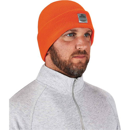 N-Ferno&reg; Rib Knit Beanie Hat, One Size, Orange M & M Nord Ouest Inc