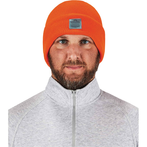 N-Ferno&reg; Rib Knit Beanie Hat, One Size, Orange M & M Nord Ouest Inc
