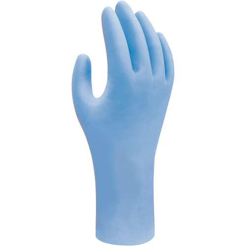 Biodegradable Disposable Gloves, X-Small, Nitrile, 2.5-mil, Powder-Free, Blue M & M Nord Ouest Inc