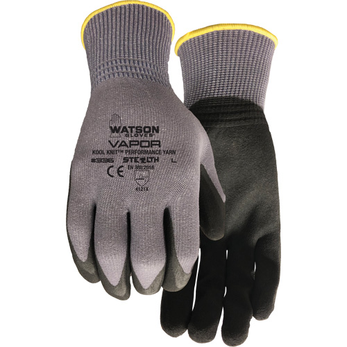 Gants enduits Stealth Vapour, Petit, R&ecirc;vetement Mousse de PVC, Calibre 15, Enveloppe en Nylon M & M Nord Ouest Inc