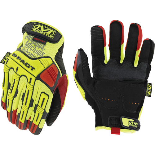 Hi-Viz M-Pact&reg; D4-360 Impact Gloves, 8, Synthetic Palm, Hook & Loop Cuff M & M Nord Ouest Inc