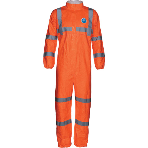 Combinaison haute visibilit&eacute; avec collet, Petit, Orange, Tyvek 500 M & M Nord Ouest Inc