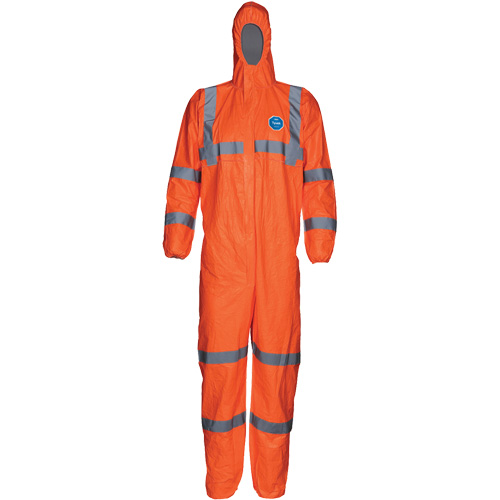 Combinaison haute visibilit&eacute; avec capuchon, Petit, Orange, Tyvek 500 M & M Nord Ouest Inc