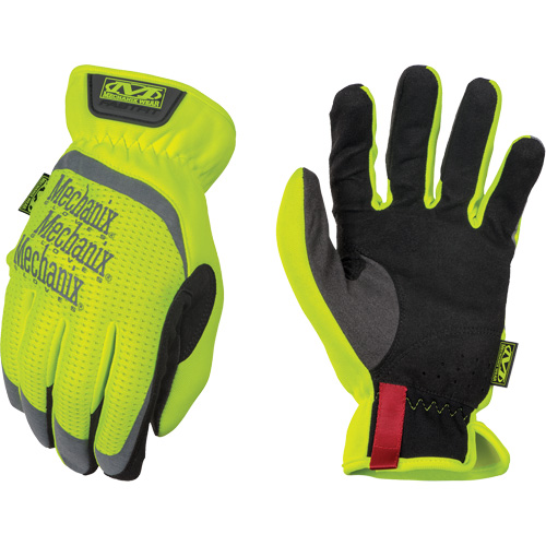 FastFit&reg; High-Visibility Work Gloves, Synthetic Palm, Size Small/8 M & M Nord Ouest Inc