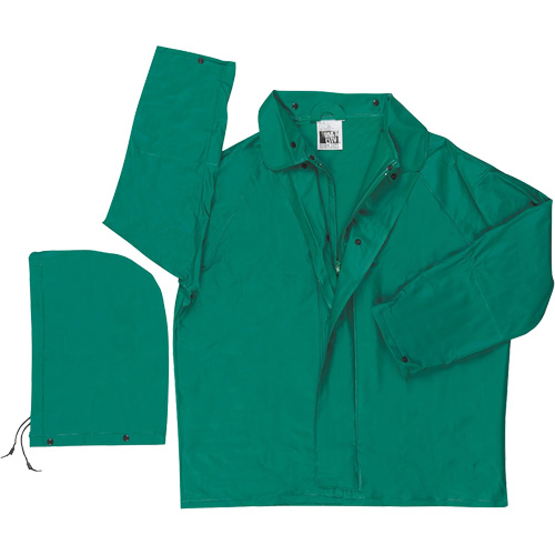 Imperm&eacute;able avec limite dinflammabilit&eacute; Dominator, Polyester/PVC, Grand, Vert M & M Nord Ouest Inc