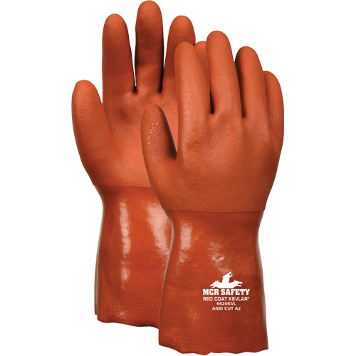 Redcoat Cut Resistant Gloves, Size 3X-Large, PVC Coated, Kevlar&reg; Shell, ASTM ANSI Level A2/EN 388 Level 3 M & M Nord Ouest Inc