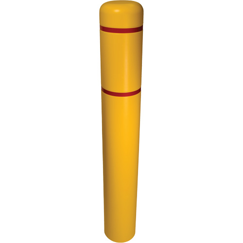 Bollard Cover, 4" Dia. x 54" L, Yellow M & M Nord Ouest Inc