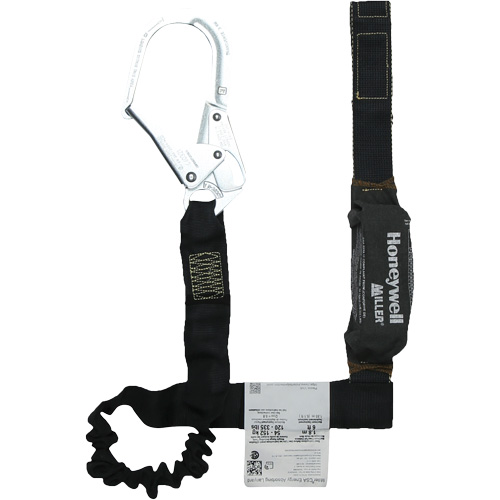 Miller&reg; Arc-Rated Shock-Absorbing Lanyard, 6', Scaffold Hook Center, Choke-Off Loop Leg Ends, Kevlar&reg; M & M Nord Ouest Inc