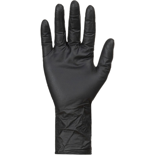 KeepKleen&reg; Disposable Gloves, Large, Nitrile, 8-mil, Powder-Free, Black M & M Nord Ouest Inc