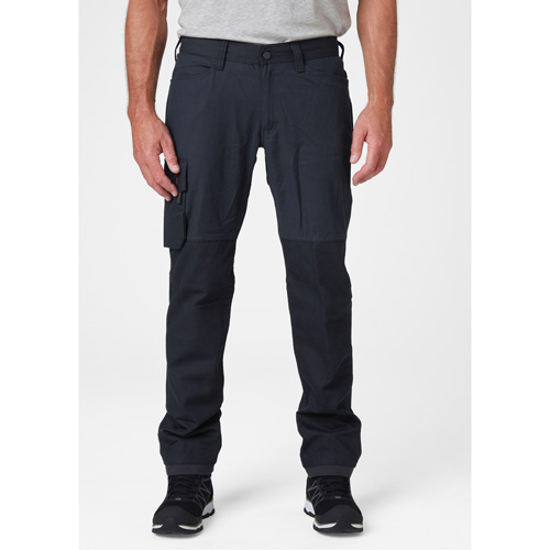 Pantalons d'entretien Oxford, Poly-coton, Bleu marin, Taille 30, Entrejambe 30 M & M Nord Ouest Inc