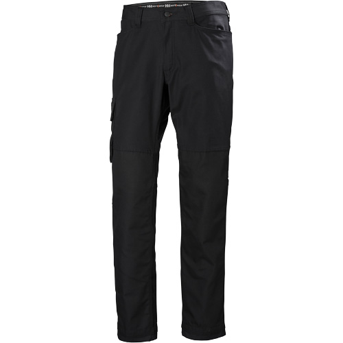 Pantalons d'entretien Oxford, Poly-coton, Noir, Taille 30, Entrejambe 32 M & M Nord Ouest Inc