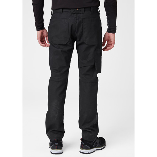 Pantalons d'entretien Oxford, Poly-coton, Noir, Taille 30, Entrejambe 32 M & M Nord Ouest Inc