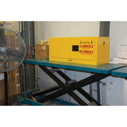 Armoire pour produits inflammables, 12 gal., 2 Porte(s), 43" La x 18" h x 18" p M & M Nord Ouest Inc