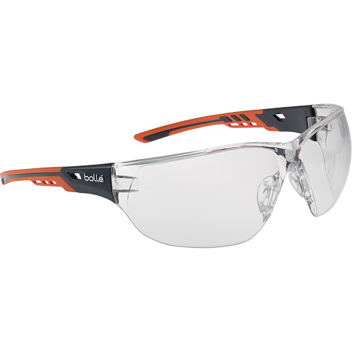 NESS+ Sporty Look Safety Glasses, Clear Lens, Anti-Fog/Anti-Scratch, ANSI Z87+ M & M Nord Ouest Inc