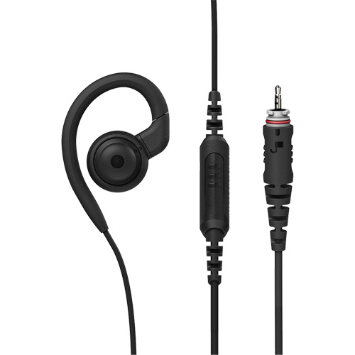 &eacute;couteur de s&eacute;rie CLPe &agrave; bouton poussoir de communication en ligne standard avec cordon court M & M Nord Ouest Inc