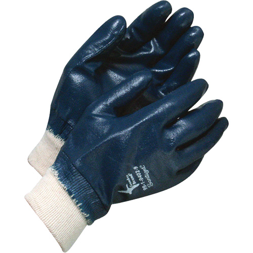 Coated Gloves, 8, Nitrile Coating, Jersey Shell M & M Nord Ouest Inc