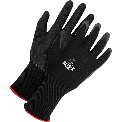 Gants enduits X-Site, 11, R&ecirc;vetement Latex, Calibre 15, Enveloppe en Nylon M & M Nord Ouest Inc
