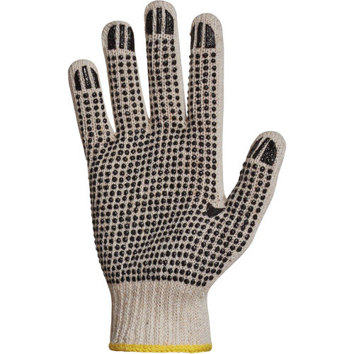 Sure Grip&reg; PVC Dotted String Knit Glove, Poly/Cotton, Single Sided, 7 Gauge, X-Small M & M Nord Ouest Inc
