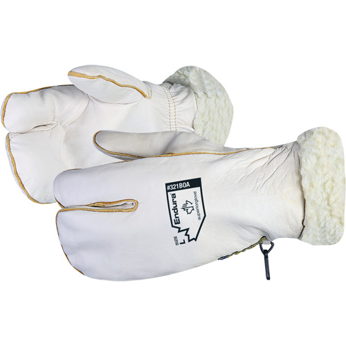 Endura&reg; Cowgrain Winter Mitt with Acrylic-Pile Lining, Size Large, Mitt M & M Nord Ouest Inc
