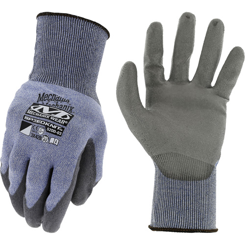 Gants r&eacute;sistants aux coupures SpeeKnit B2, Taille Moyen/8, Calibre 15, Rev&ecirc;tement Polyur&eacute;thane, Enveloppe en PEHP, ASTM ANSI niveau A2/EN 388 niveau B M & M Nord Ouest Inc