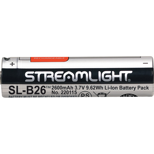 SL-B26&reg; Rechargeable USB Battery Pack, 18650, 3.7 V M & M Nord Ouest Inc