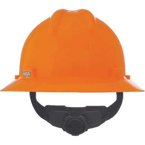 Casque de s&eacute;curit&eacute; &agrave; fente et bordure compl&egrave;te V-Gard, R&eacute;pond aux normes CSA type 1, Suspension Rochet, Non ventil&eacute; M & M Nord Ouest Inc