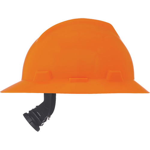 Casque de s&eacute;curit&eacute; &agrave; fente et bordure compl&egrave;te V-Gard, R&eacute;pond aux normes CSA type 1, Suspension Rochet, Non ventil&eacute; M & M Nord Ouest Inc