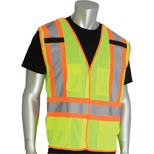Dynamic Pip&reg; High Visibility Breakaway Vest, High Visibility Lime-Yellow, X-Large, Polyester M & M Nord Ouest Inc