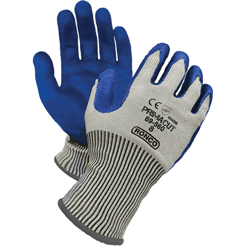 PrimaCut Cut Resistant Gloves, Size 8, 13 Gauge, Nitrile Coated, HPPE Shell, ANSI/ISEA 105 Level 4/EN 388 Level 5 M & M Nord Ouest Inc