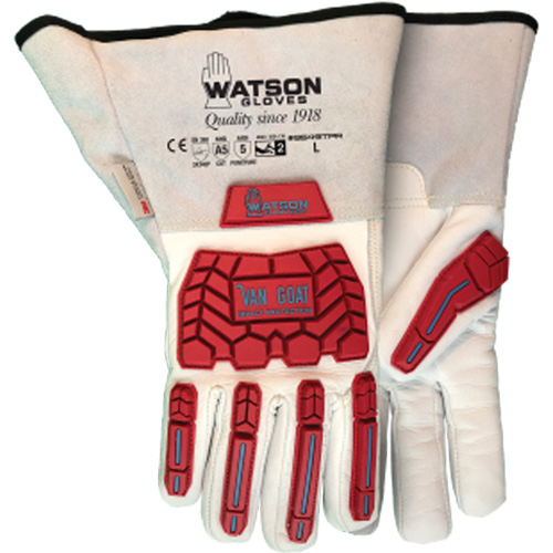 Gants en cuir de ch&egrave;vre Van 9549TPR, Grand, Paume en Ch&egrave;vre, Poignet Manchette M & M Nord Ouest Inc