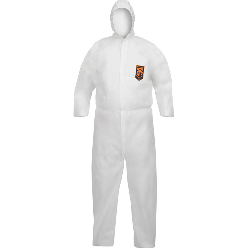Combinaison jetable KleenGuard A40, Moyen, Blanc, Microporeux M & M Nord Ouest Inc