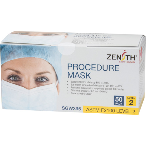 Disposable Procedure Face Masks, ASTM F2100 Level 2, Class 1 M & M Nord Ouest Inc