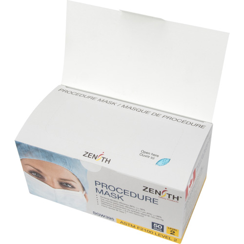 Disposable Procedure Face Masks, ASTM F2100 Level 2, Class 1 M & M Nord Ouest Inc