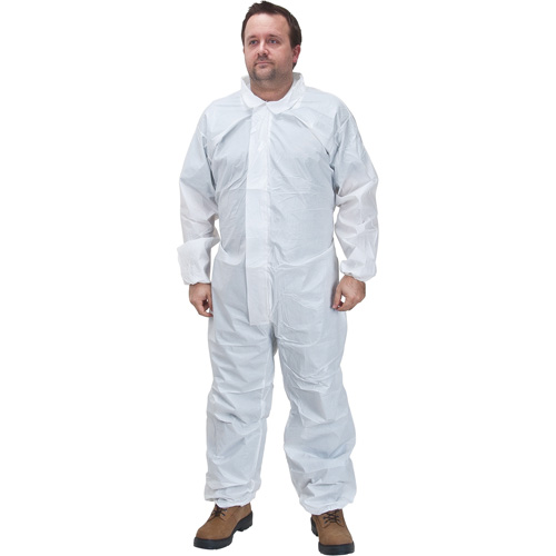 Premium Coveralls, Small, White, Microporous M & M Nord Ouest Inc