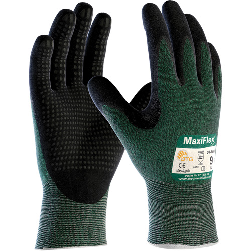 ATG MaxiFlex&reg; Cut Gloves, Size Small, 15 Gauge, Foam Nitrile Coated, Engineered Yarn Shell, ASTM ANSI Level A2/EN 388 Level 3/EN 388 Level B M & M Nord Ouest Inc
