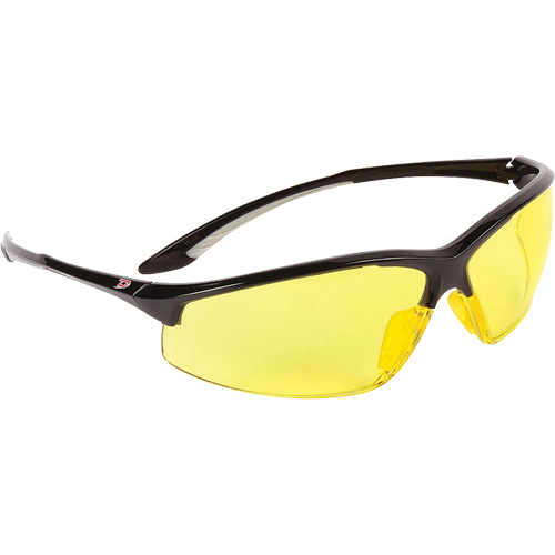 Lunettes de s&eacute;curit&eacute; &agrave; demi-monture Hummingbird Dynamic, Lentille Ambr&eacute;e, Antibu&eacute;e, ANSI Z87+/R&eacute;pond ou surpasse la norme CSA Z94.3 M & M Nord Ouest Inc