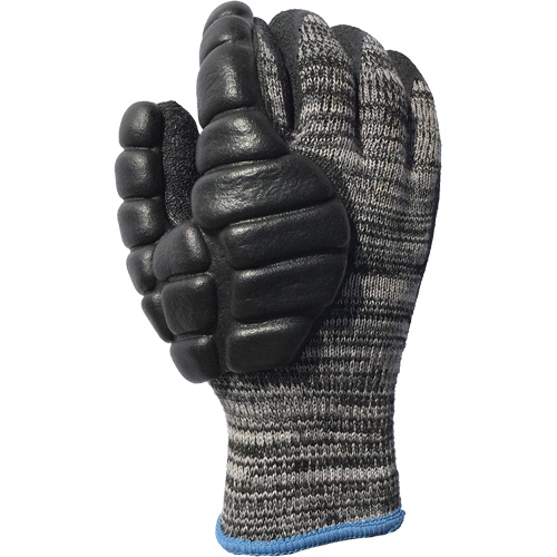 Gants antichocs enduits pour le martelage, 8/Moyen, Paume en Synth&eacute;tique, Poignet &eacute;lastique M & M Nord Ouest Inc
