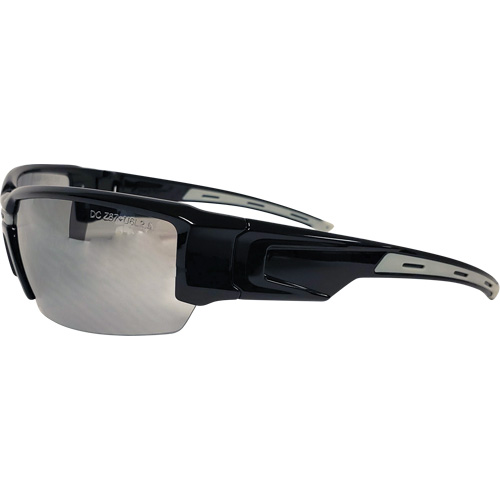 Lunettes de s&eacute;curit&eacute; Hartley, Lentille Miroir fum&eacute;, R&eacute;pond ou surpasse la norme CSA Z94.3 M & M Nord Ouest Inc