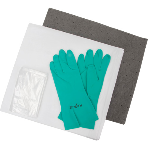 Trousse d'&eacute;quipement de lutte contre les d&eacute;versements, Huile seulement/Universel, Sac, Absorbance de 5 gal. US M & M Nord Ouest Inc