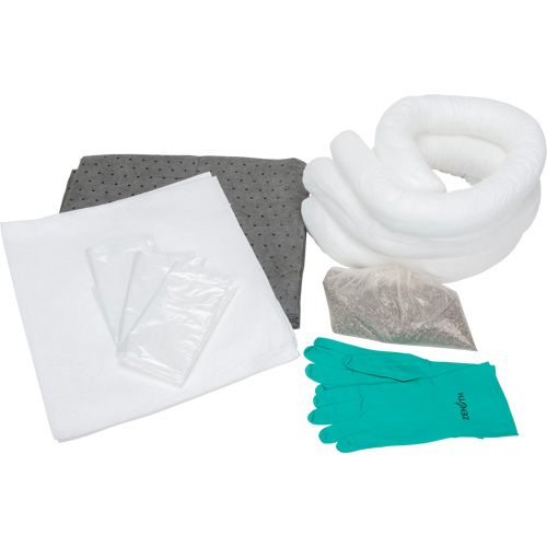 Premium Spill Kit, Oil Only/Universal, Bag, 10 US gal. Absorbancy M & M Nord Ouest Inc