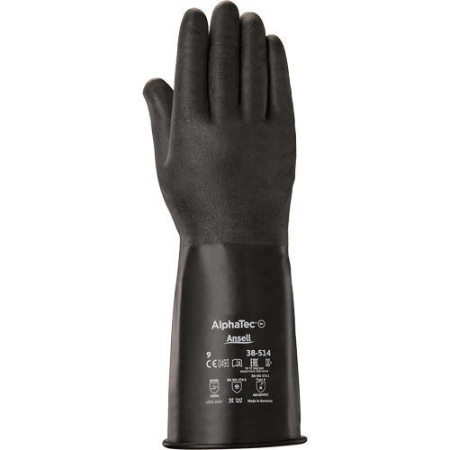 AlphaTec&reg; 38-514 Gloves, Size 7, 14" L, Butyl Rubber, 14-mil M & M Nord Ouest Inc