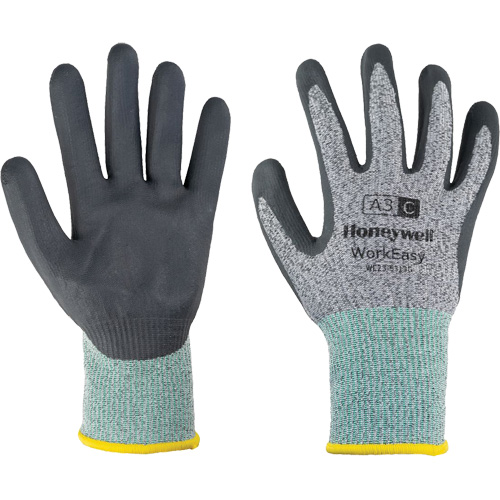 Gants de protection contre les coupures WorkEasy, Taille 6/T-petit, Calibre 13, Rev&ecirc;tement Mousse de nitrile, Enveloppe en PEHP/Fibre de verre, ASTM ANSI niveau A3/EN 388 niveau C M & M Nord Ouest Inc
