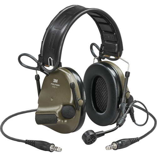 Peltor ComTac VI NIB Dual Lead Headset with Arc, Headband Style, 23 dB M & M Nord Ouest Inc