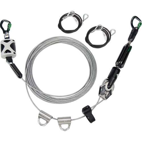 C&acirc;ble de sûret&eacute; horizontal temporaire, C&acirc;ble galvanis&eacute; M & M Nord Ouest Inc