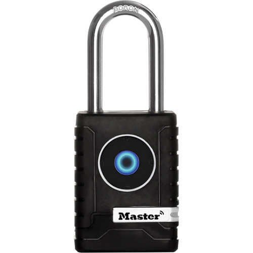 Outdoor Bluetooth&reg; Padlock, Thermoplastic, 2-7/32" Width, Battery Included M & M Nord Ouest Inc