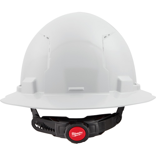 Full Brim Hardhat, CSA Type 1, Ratchet Suspension, Vented M & M Nord Ouest Inc