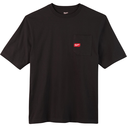 Heavy-Duty Pocket T-Shirt, Men's, Small, Black M & M Nord Ouest Inc