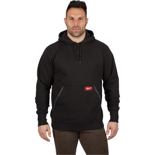 Heavy-Duty Pullover Hoodie, Men's, Small, Black M & M Nord Ouest Inc