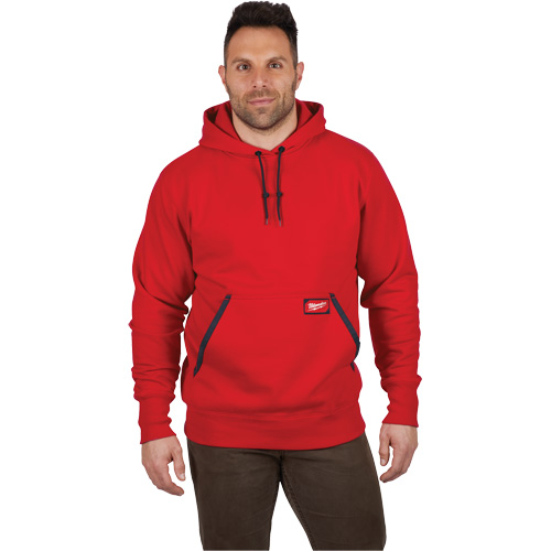 Heavy-Duty Pullover Hoodie, Men's, Small, Red M & M Nord Ouest Inc